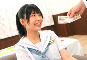 恥ずかしいポーズをとらされたまま何度もイキまくったJ〇は目の前に勃起チ〇ポを差し出されると生ハメSEXを受け入れる！？