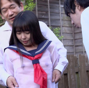 「恥ずかしくてイヤなのに…見てほしいかも…」露出好きちっぱい文学J系が羞恥指令に抗えず、視姦快楽の虜となり肉オナホ志願！