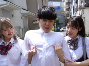 部活名は『チクビ開発ハーレム中出し倶楽部』学園TOPのヤリマン美少女JK2人に乳首開発されながらたっぷり中出しされる！