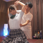 《巨乳女子高生xマッサージ》女子力UPのために訪れた制服美少女！変態男の口車にのり性感オイルマッサージが始まる！